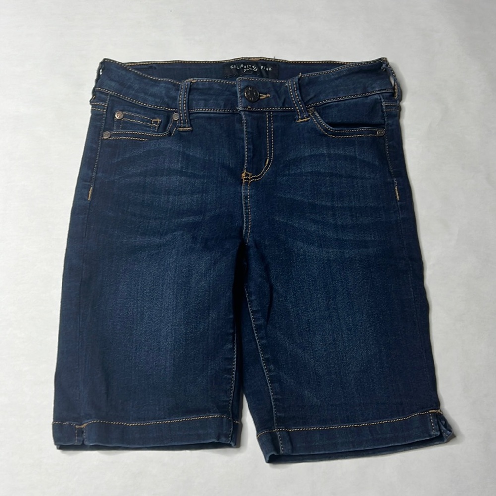 Dark blue jean shorts